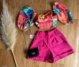Conjunto casual ( cropped + shots )