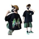 Conjunto Casual De Verão Para Meninos Adolescentes, Camiseta De Manga Curta E Calças, 2 Peças Para