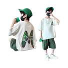 Conjunto Casual De Verão Para Meninos Adolescentes, Camiseta De Manga Curta E Calças, 2 Peças Para Conjunto Casual De Verão Para Meninos Adolescentes, Camiseta De Manga Curta E Calças, 2 Peças Para
