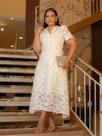 Conjunto Casual Elegante Feminina de Renda para Festa Casamento