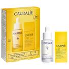 Conjunto Caudalie: Sérum Clareador e Protetor Solar para Pele Radiante