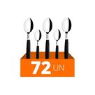 Conjunto Chá E Sobremesa Ipanema 72 Peças Lâminas Aço Inox Cabo Preto Ptop - Tramontina Conjunto Chá E Sobremesa Ipanema 72 Peças Lâminas Aço Inox Cabo Preto Ptop - Tramontina