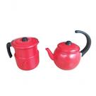 Conjunto Chaleira 2l E Leiteira C/ Apito Vermelho 1,6l Extang