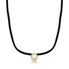 Conjunto chocker em madrepérola
