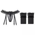 Conjunto Cinta Liga de Renda Meias Sensuais ElaShopp Conjunto Cinta Liga de Renda Meias Sensuais ElaShopp