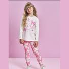 Conjunto Cinti Infantil Menina Blusa C Strass Legging 12911 -