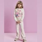 Conjunto Cinti Infantil Menina Blusão C Touca e Calça 12886 -
