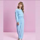 Conjunto Cinti Infantil Menina Blusão Strass e Calça 12887 -