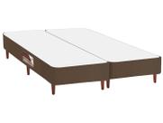 Conjunto Classic F.A Colchões Queen Size Box Castor Revolution Marrom 158x198x73cm
