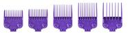 Conjunto Clipper Guard Andis OG Master Dual Magnet, pacote com 5 unidades, roxo Conjunto Clipper Guard Andis OG Master Dual Magnet, pacote com 5 unidades, roxo