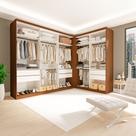 Conjunto Closet Casal sem Portas 2 Módulos 6 Gavetas França Yescasa