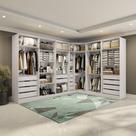 Conjunto Closet Kappesberg Adapt Branco 5 Peças 342cm x 263cm