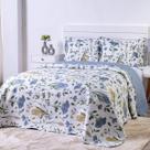 Conjunto Cobre Leito Capri 3 Peças Macio Boutis Matelado Dupla Face Estampado Quarto
