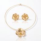 Conjunto Colar Choker Aro Rigido E Brinco Moda Luxo Fashion Conjunto Colar Choker Aro Rigido E Brinco Moda Luxo Fashion