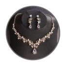 Conjunto Colar E Brinco Noiva Madrinha Strass Zirconia