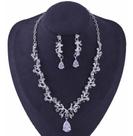 Conjunto Colar E Brinco Noiva Madrinha Strass Zirconia