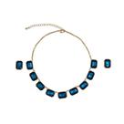 Conjunto Colar e Brinco Strass ST9044