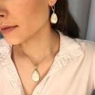 Conjunto Colar Madrepérola Mosaico