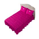 Conjunto Colcha Cobre Leito Casal Padrão 3 Peças Diana Conjunto Colcha Cobre Leito Casal Padrão 3 Peças Diana