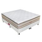 Conjunto colchão cama box fit branco queen 158x198x69 splendor top orthocrin espuma certificada