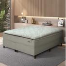 Conjunto Colchão Mola Ensacada e Base Box King 73x193x203cm Bella Boucle Yescasa