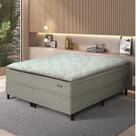 Conjunto Colchão Mola Ensacada e Base Box Queen 73x158x198cm Bella Boucle Yescasa
