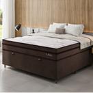 Conjunto Colchão Ortopédico Casal e Base Box Bau 73x138x188cm Libia Yescasa