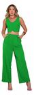 Conjunto Colete E Calça Pantalona Emporio Pit Bull 84688