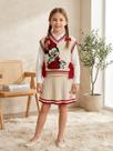 Conjunto Colete e Saia Minnie em Tricô Animê