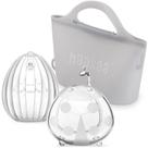 Conjunto coletor de leite haakaa Shell Pump com saco de 75 mL e 750 mL