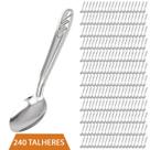 Conjunto Colheres de Sobremesa 240 Peças Restaurante Buffet Conjunto Colheres de Sobremesa 240 Peças Restaurante Buffet