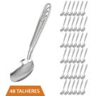 Conjunto Colheres de Sobremesa 48 Peças Restaurante Buffet Conjunto Colheres de Sobremesa 48 Peças Restaurante Buffet