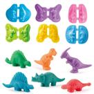Conjunto Color Dough Toy Conejo Dinosaur World para crianças de 2 a 4 a 8 anos
