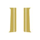 Conjunto Coluna Porta Lisa Para Mercedes-Benz Actros Dourado