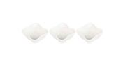 Conjunto com 03 Petisqueiras de Porcelana Wave PCLN-077 - Haüskraft
