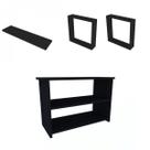 Conjunto com 1 Banco, 1 Prateleira e 2 Nichos Pullen Conjunto com 1 Banco, 1 Prateleira e 2 Nichos Pullen