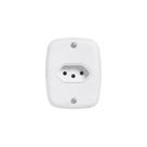 Conjunto com 1 Tomada 2P+T 20A 250V, com Placa de Sobrepor Pluzie