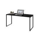 Conjunto com 10 Escrivaninhas Kuadra Estilo 150cm Industrial Preto Ônix