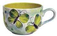 Conjunto com 12 Canecas de Cappuccino Mayco MB115 em Bisquit