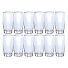 Conjunto com 12 Copos de Vidro 370ml Florence Transparente