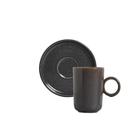 Conjunto com 12 Xícaras de Café com Pires Basic Dove 90ml
