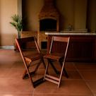 Conjunto com 2 Banquetas Dobráveis para Bistro e balcão