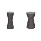 Conjunto com 2 Banquetas - Dub/sili Cinza Mushroom
