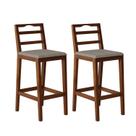 Conjunto com 2 Banquetas Madeira Maciça Denver
