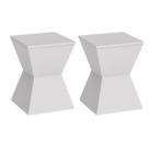 Conjunto com 2 Banquetas Nitro Branco