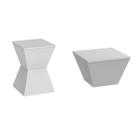 Conjunto com 2 Banquetas - Nitro/Neo Branco