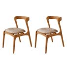 Conjunto com 2 Cadeiras em Madeira Celeste