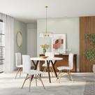 Conjunto com 2 Cadeiras Fae Eiffel Branco