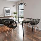 Conjunto com 2 Cadeiras Jutaí Preto