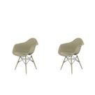 Conjunto com 2 Cadeiras para Sala de Jantar Arm Dsw Inj